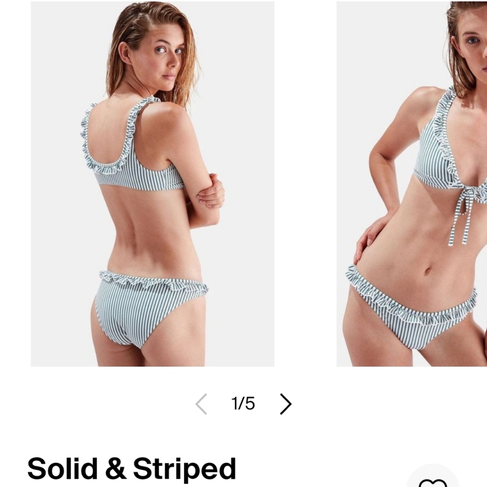 The Milly Seersucker ruffle bottom